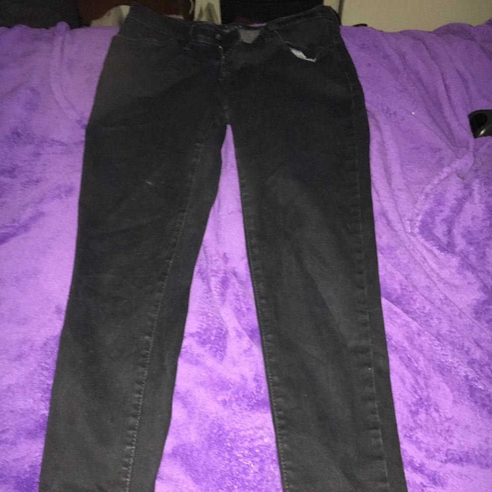 Black Levi 535 Denim Legging